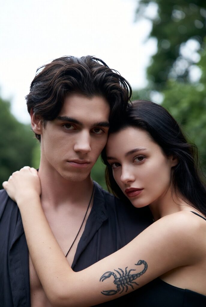 Scorpion with scorpion